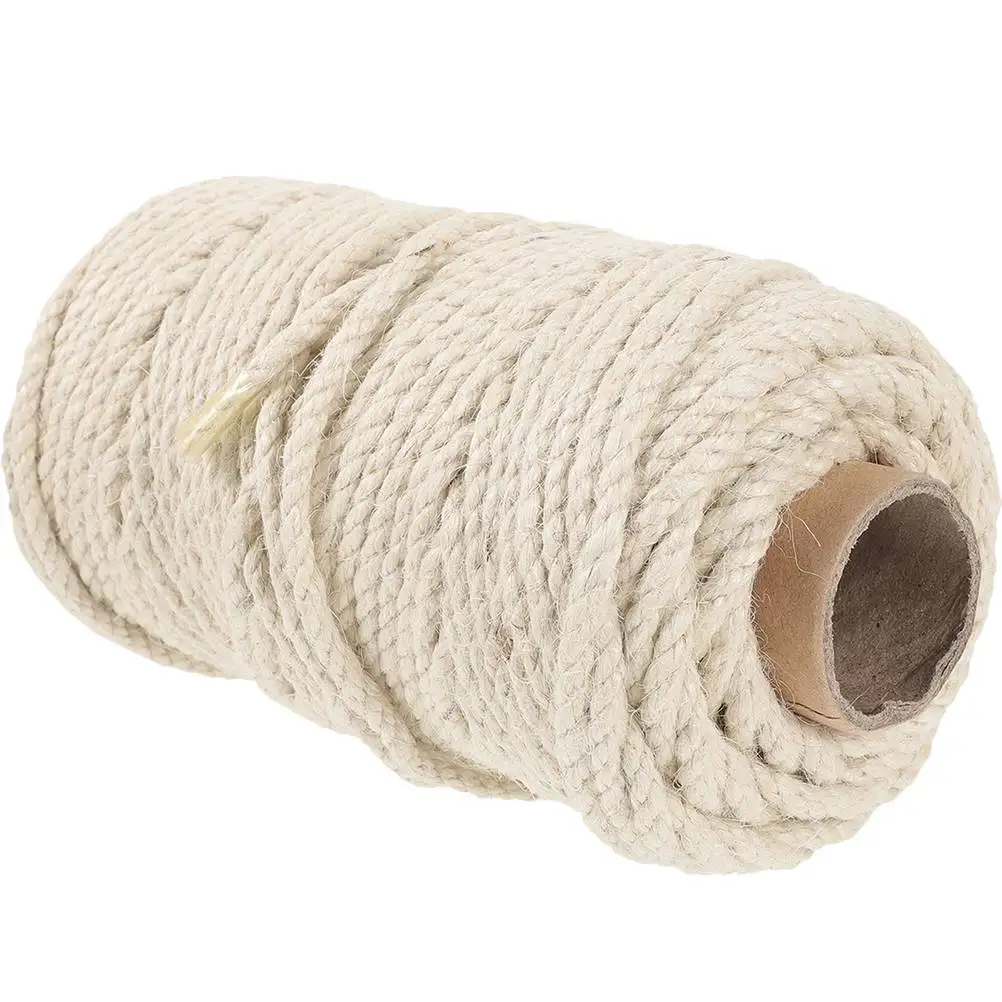 50M White Sisal Rope Cat Scratcher Cuttable Tree Decoration DIY Replacement Wear Resistant Multi Function Household Pet
50M White Sisal Rope Cat Scratcher Cuttable Tree Decoration DIY Replacement Wear Resistant Multi Function Household Pet