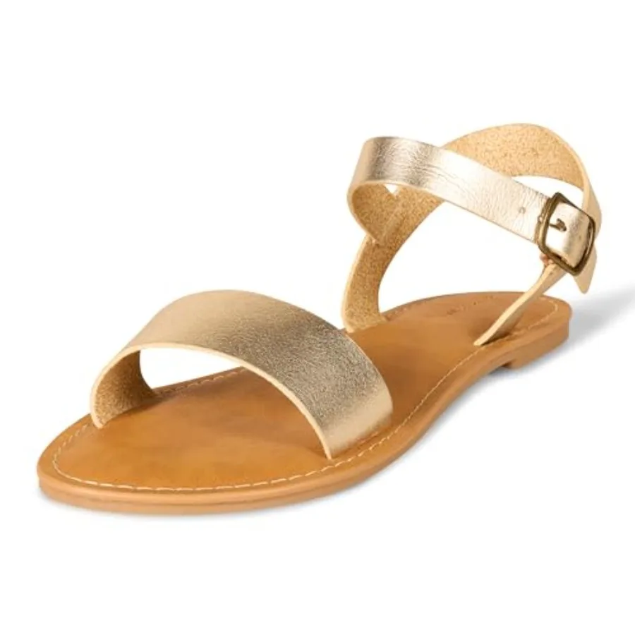 Women's Open Toe Buckle Ankle Strap Slingback Sandals
Women's Open Toe Buckle Ankle Strap Slingback Sandals