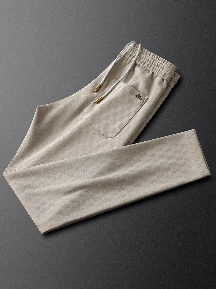 Специальное предложение! Мужские повседневные брюки в клетку с эластичной резинкой на талии, спортивные, осенние, прямые, универсальные, модные, из смесового хлопка
Специальное предложение! Мужские повседневные брюки в клетку с эластичной резинкой на талии, спортивные, осенние, прямые, универсальные, модные, из смесового хлопка