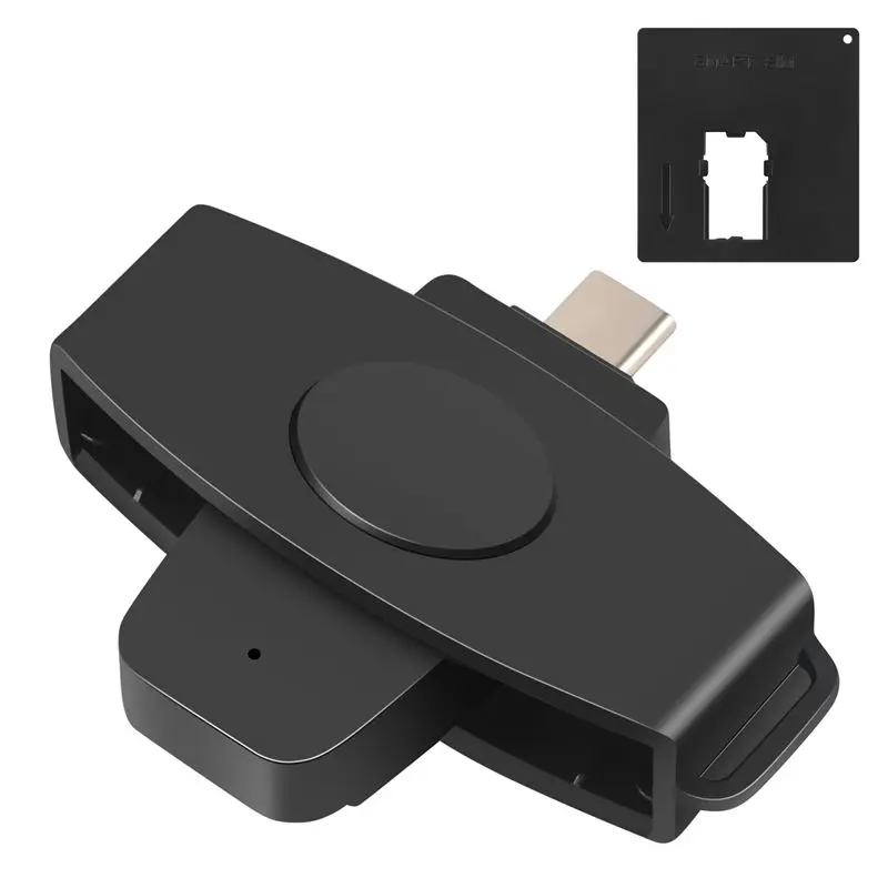 A52T CSCR3 Smart CAC Card Reader Type-C Bank Tax Declaration SIM Card/IC Card ID Card Reader
A52T CSCR3 Smart CAC Card Reader Type-C Bank Tax Declaration SIM Card/IC Card ID Card Reader