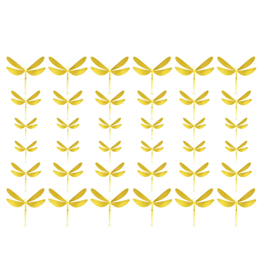 36 Pcs Three-dimensional Dragonfly Decoration Christmas Wall Decals Crafts Artificial Adorn Paper Child Exquisite Delicate 
36 Pcs Three-dimensional Dragonfly Decoration Christmas Wall Decals Crafts Artificial Adorn Paper Child Exquisite Delicate