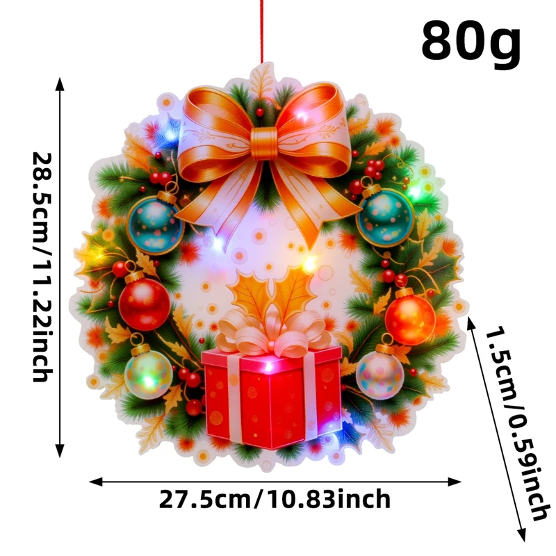 1Pcs Luminous Door Hanging Decorations Xmas Tree Hanging Oranments for Home Party Decoration Happy New Year Gift 2025 Navidad
1Pcs Luminous Door Hanging Decorations Xmas Tree Hanging Oranments for Home Party Decoration Happy New Year Gift 2025 Navidad