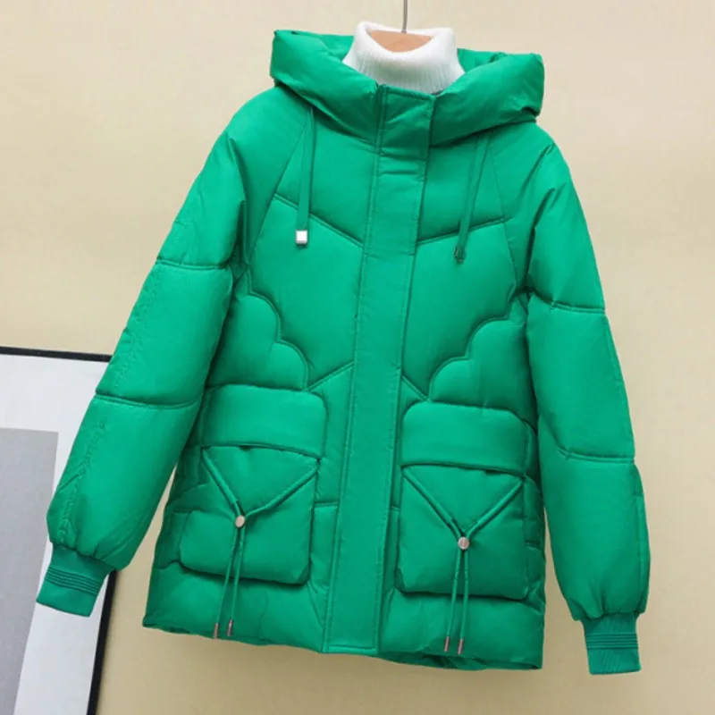 2025 Winter Women's Korean Style Oversized Puffer Coat Thickened Warm Down Filling Relaxed Fit for Daily & Solid Color Tops
2025 Winter Women's Korean Style Oversized Puffer Coat Thickened Warm Down Filling Relaxed Fit for Daily & Solid Color Tops