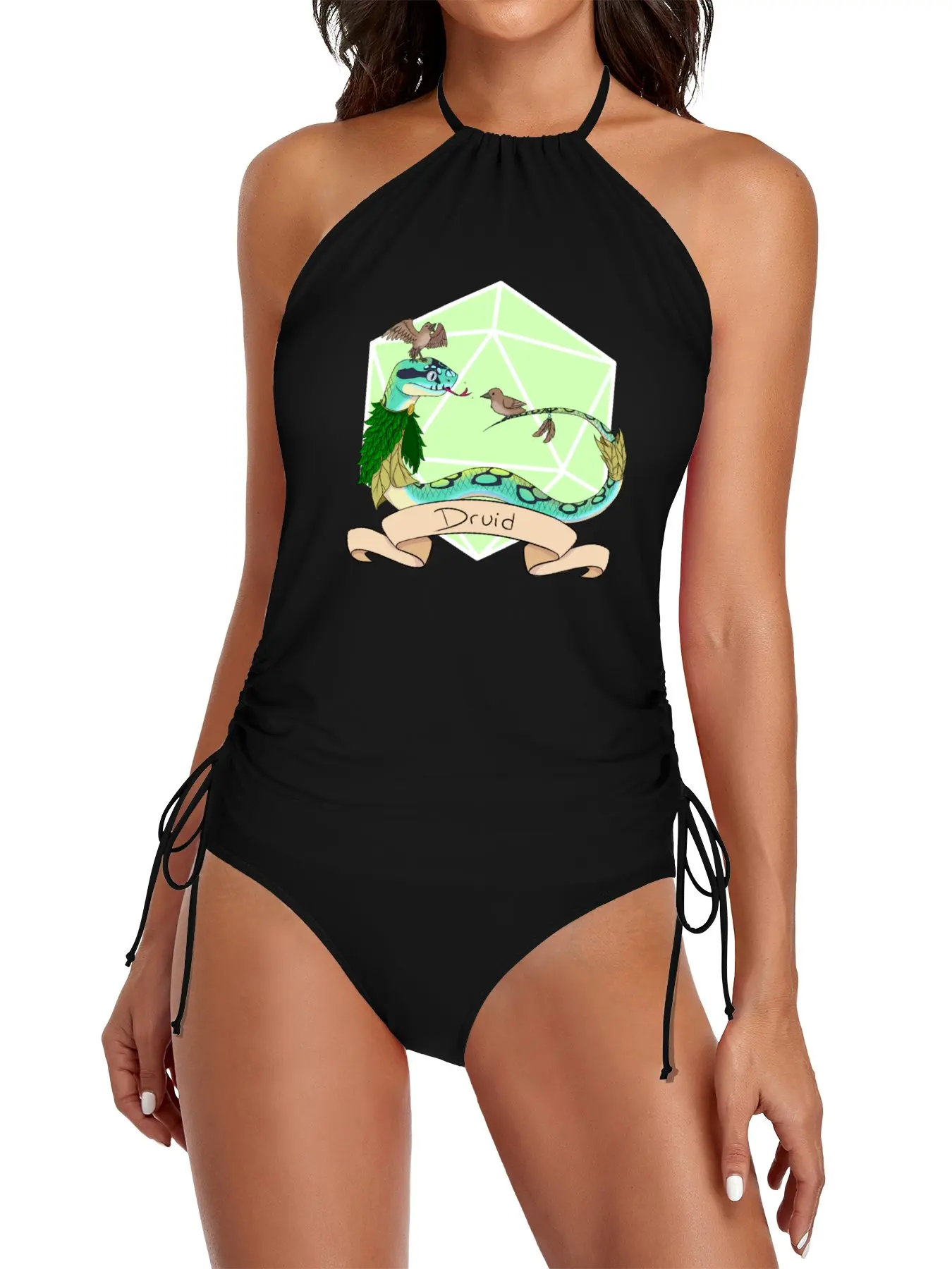 Druid Snake Split Swimsuit Set beach outfits woman Women's summer tunic Beachwear
Druid Snake Split Swimsuit Set beach outfits woman Women's summer tunic Beachwear