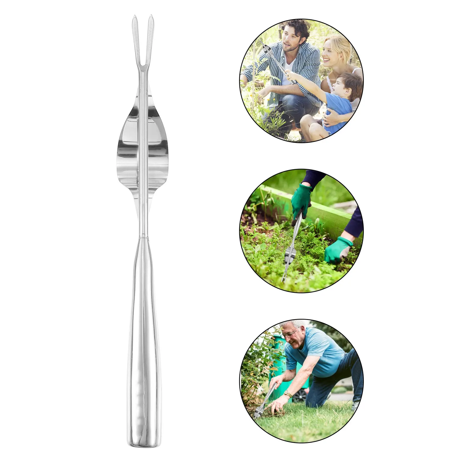 Stainless Steel Weeding Fork Sturdy Manual Weeder for Removal Garden Lawn Extractor Portable Household Weeding Tool
Stainless Steel Weeding Fork Sturdy Manual Weeder for Removal Garden Lawn Extractor Portable Household Weeding Tool