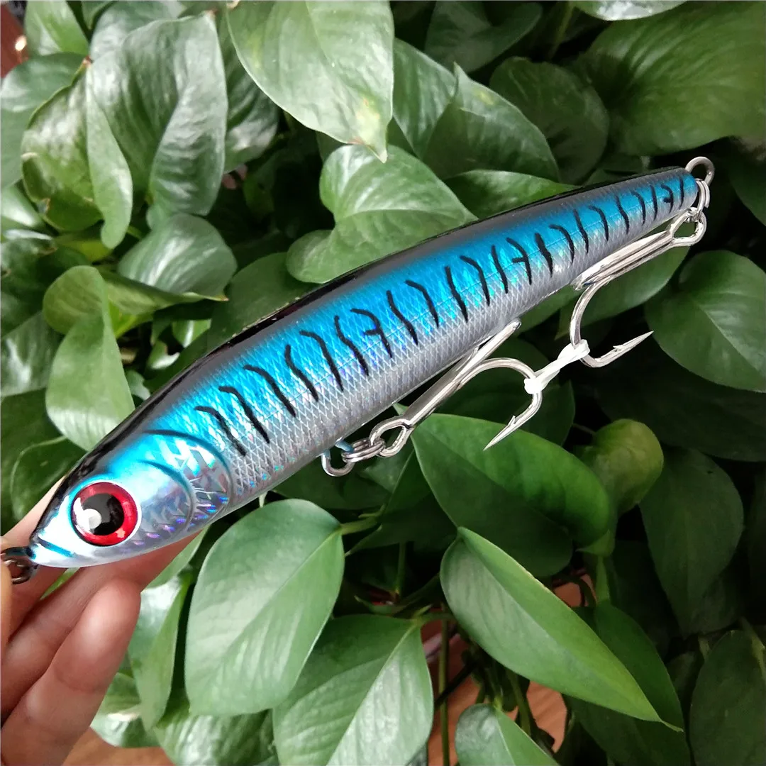 Sinking Pencil Stickbait 14cm 70g Artificial Hard Lure 3D Eyes Long Cast Bait for Predator Fish Sea Fishing Gear
Sinking Pencil Stickbait 14cm 70g Artificial Hard Lure 3D Eyes Long Cast Bait for Predator Fish Sea Fishing Gear