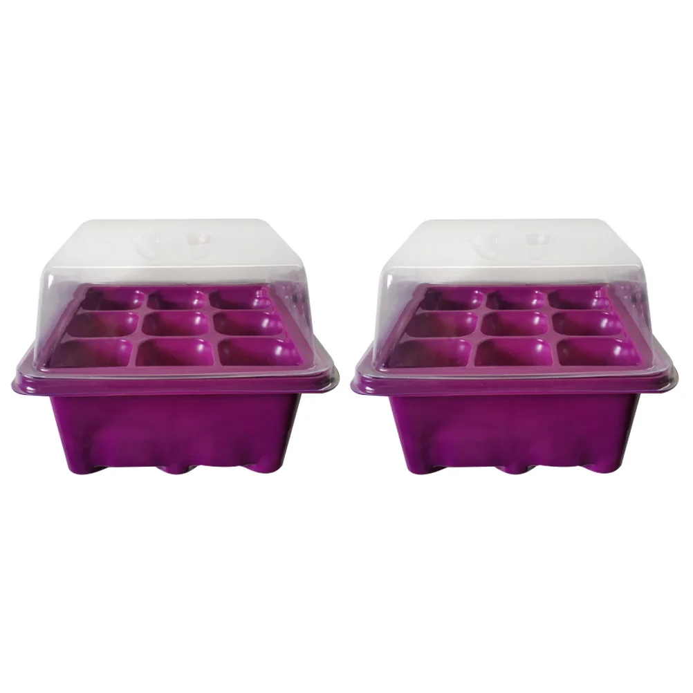 2Pcs Plant Nursery Boxes Transparent Cover Insulation Garden Propagator Durable Starter Tray Plant Growing Container Multiple
2Pcs Plant Nursery Boxes Transparent Cover Insulation Garden Propagator Durable Starter Tray Plant Growing Container Multiple