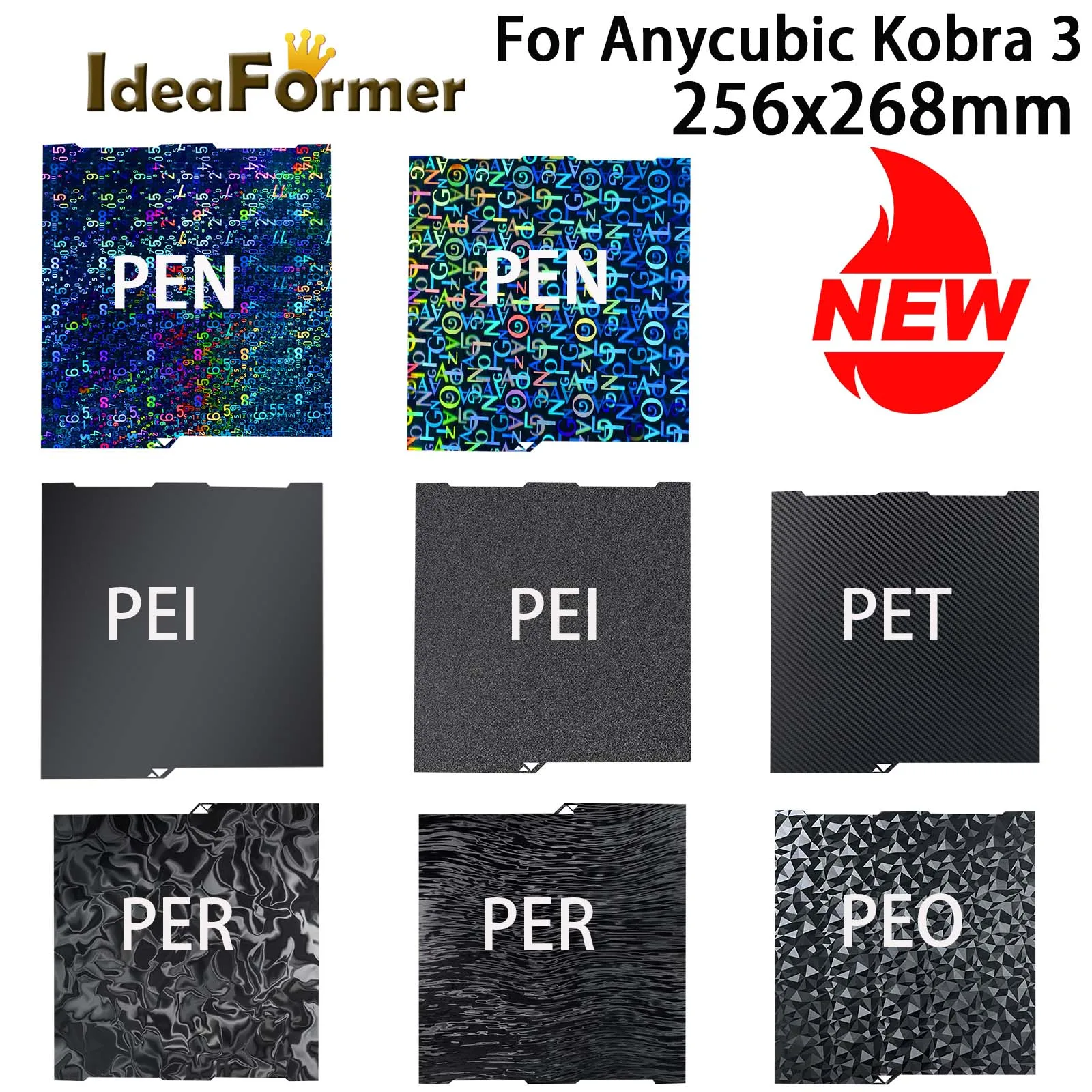 Kobra 3 Строительная пластина Kobra 3 Pei Текстурированная PEO 256x268 мм Для Anycubic Kobra 3 Комбинированная объединительная пластина Запасные части Двусторонняя тепловая кровать
Kobra 3 Строительная пластина Kobra 3 Pei Текстурированная PEO 256x268 мм Для Anycubic Kobra 3 Комбинированная объединительная пластина Запасные части Двусторонняя тепловая кровать