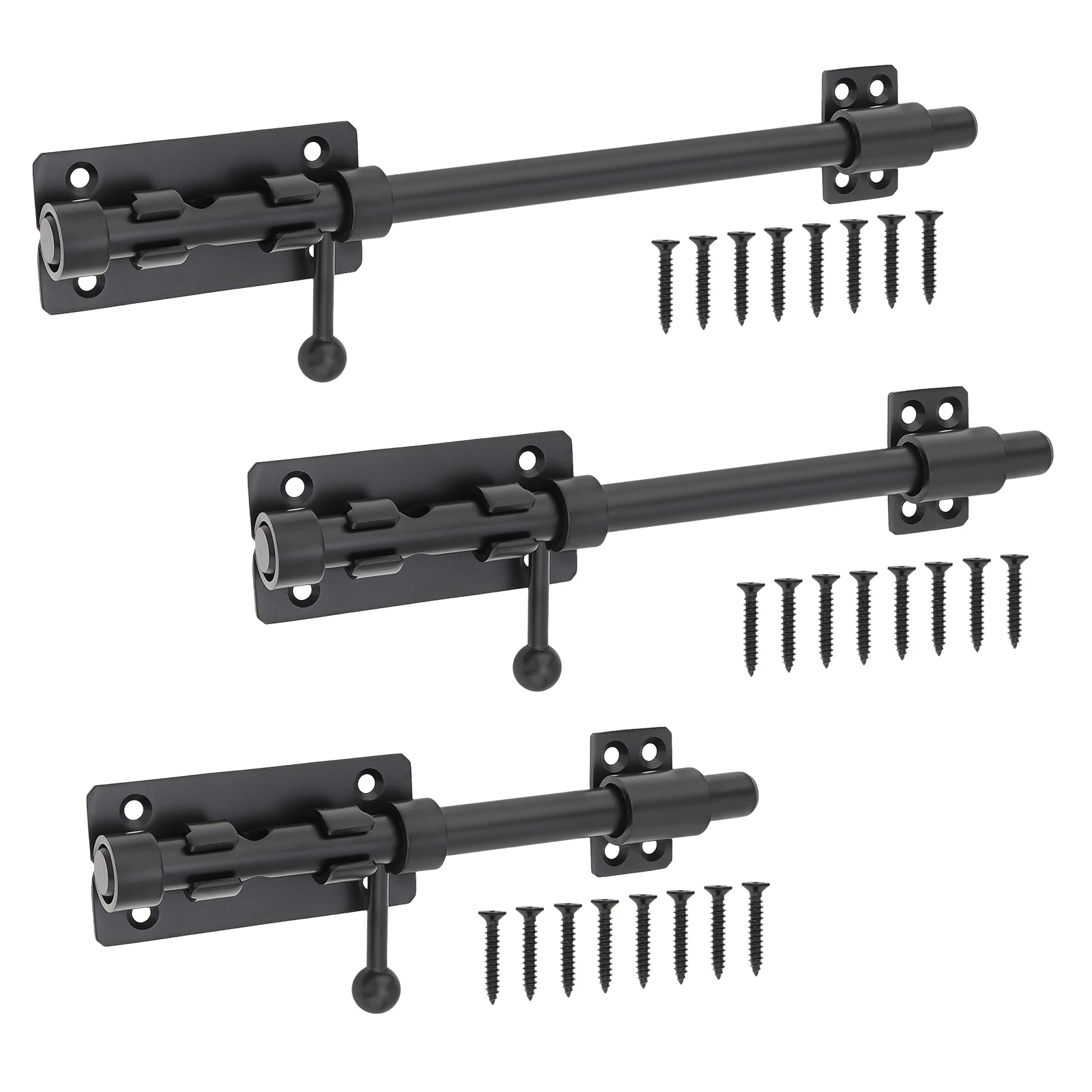 8/10/12 inch Door Latch Thickened 14 mm 304 Stainless Steel Barrel Bolt Door Latch for Inside/ Metal Doors /Various Wooden Doors
8/10/12 inch Door Latch Thickened 14 mm 304 Stainless Steel Barrel Bolt Door Latch for Inside/ Metal Doors /Various Wooden Doors