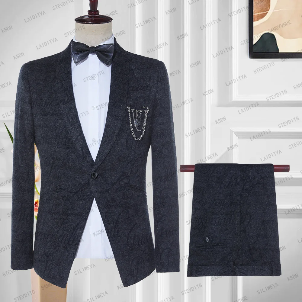 2023 New Dark Grey Velvet Shawl Lapel Gentleman Style Custom Made Men's Suits Blazer Suits For Men 2 Piece (Jacket+Pants)
2023 New Dark Grey Velvet Shawl Lapel Gentleman Style Custom Made Men's Suits Blazer Suits For Men 2 Piece (Jacket+Pants)