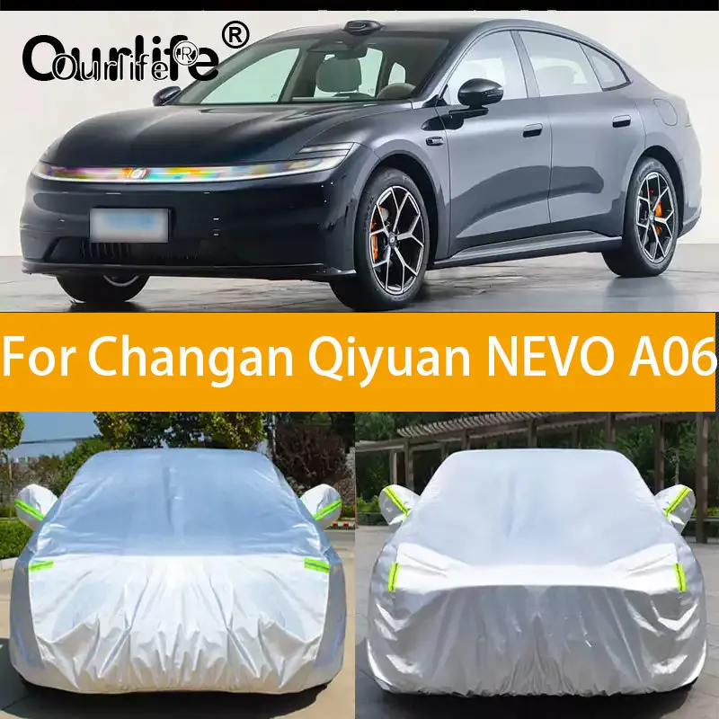 For Changan Qiyuan NEVO A06 2026 2027 Car Covers Outdoor Sun Anti UV Rain Snow Dust Protection Oxford Cloth Accessories
For Changan Qiyuan NEVO A06 2026 2027 Car Covers Outdoor Sun Anti UV Rain Snow Dust Protection Oxford Cloth Accessories