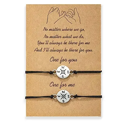Popular Simple Round East West North South Pointer Bracelet Girls Vintage Fashion Two Bracelet Couple Girls Graduation Gift
Popular Simple Round East West North South Pointer Bracelet Girls Vintage Fashion Two Bracelet Couple Girls Graduation Gift