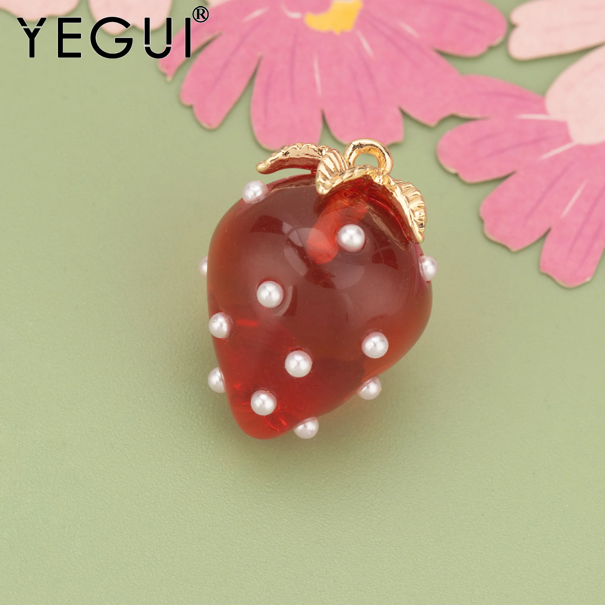 YEGUI, 10 шт./лот, MH38, ювелирные аксессуары, медная крышка, смола, полупрозрачная, форма клубники, изготовление ювелирных изделий, подвески «сделай сам»
YEGUI, 10 шт./лот, MH38, ювелирные аксессуары, медная крышка, смола, полупрозрачная, форма клубники, изготовление ювелирных изделий, подвески «сделай сам»