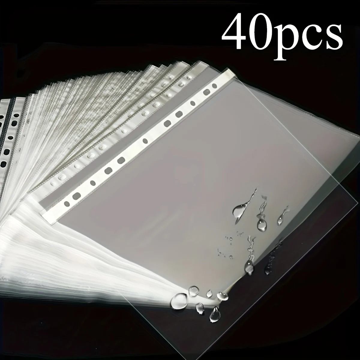 40pcs Transparent A4 Plastic Folders with Punch Holes, Durable & Stackable for Office, Compatible with Various File Protectors
40pcs Transparent A4 Plastic Folders with Punch Holes, Durable & Stackable for Office, Compatible with Various File Protectors