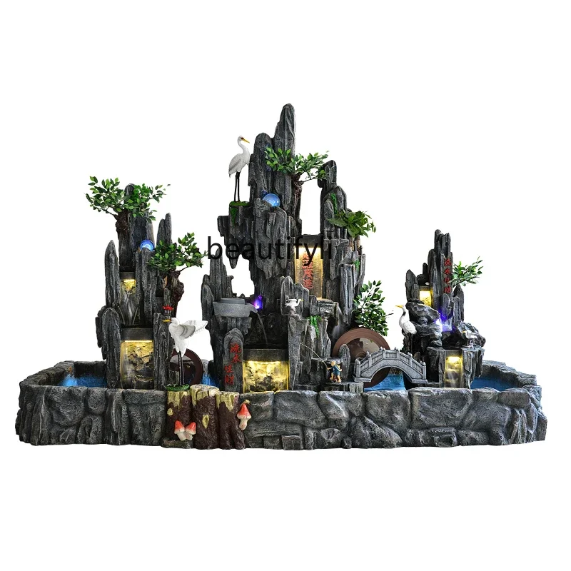 V Large Rockery Flowing Water Fengshui Wheel Pastoral Large Fish Pool Circulation System Garden Ornaments
V Large Rockery Flowing Water Fengshui Wheel Pastoral Large Fish Pool Circulation System Garden Ornaments