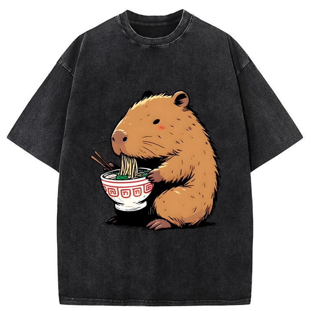 SOVOB Ramen Lover Capybara Washed Tee Shirt Homme New in Top & Tees Мужская футболка с коротким рукавом и круглым вырезом с принтом, пуловер 25577
SOVOB Ramen Lover Capybara Washed Tee Shirt Homme New in Top & Tees Мужская футболка с коротким рукавом и круглым вырезом с принтом, пуловер 25577