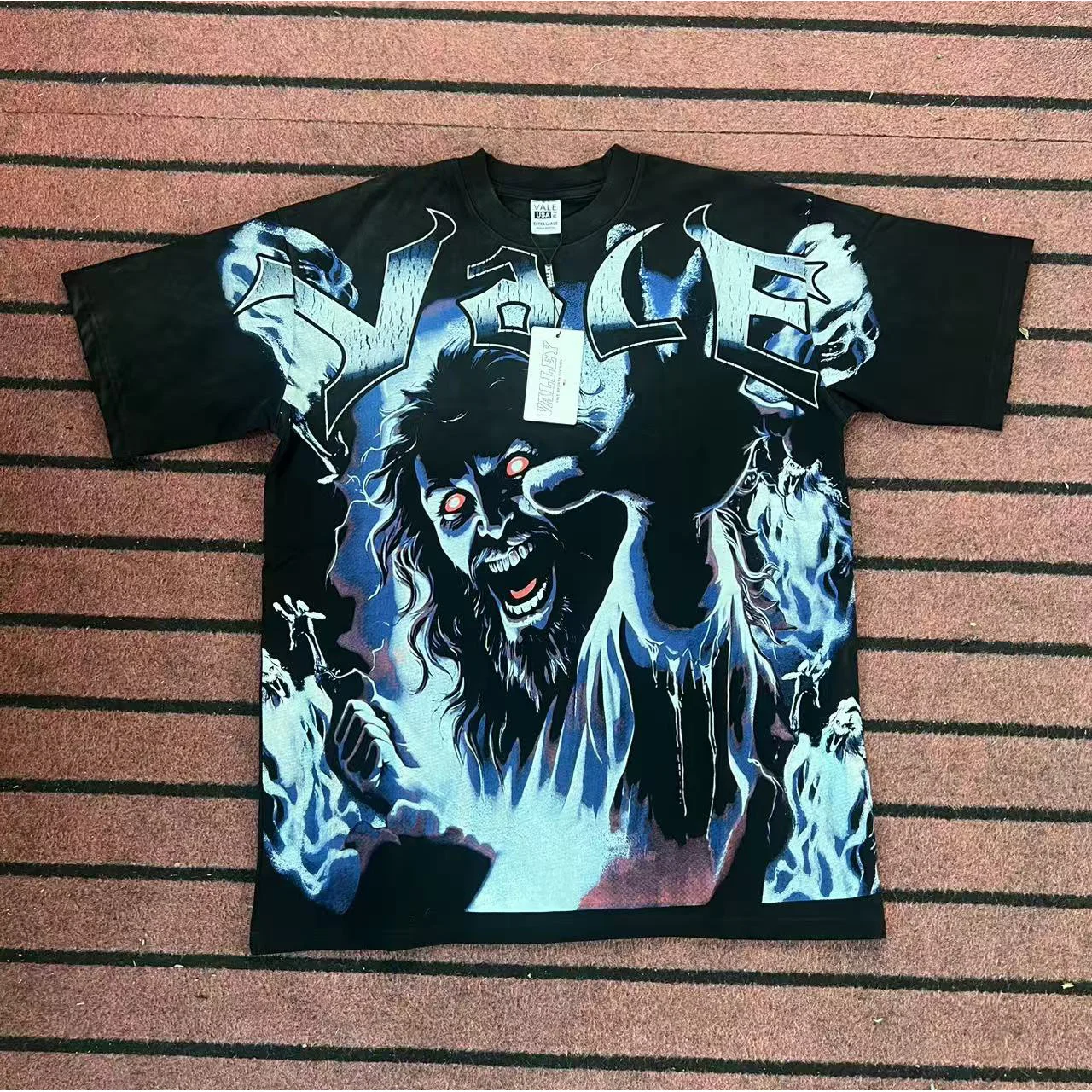 Футболка с коротким рукавом в американском стиле Vale Valley Devil Print, винтажная, с эффектом потертости, модная, в стиле хип-хоп, из чистого хлопка, молодежная
Футболка с коротким рукавом в американском стиле Vale Valley Devil Print, винтажная, с эффектом потертости, модная, в стиле хип-хоп, из чистого хлопка, молодежная
