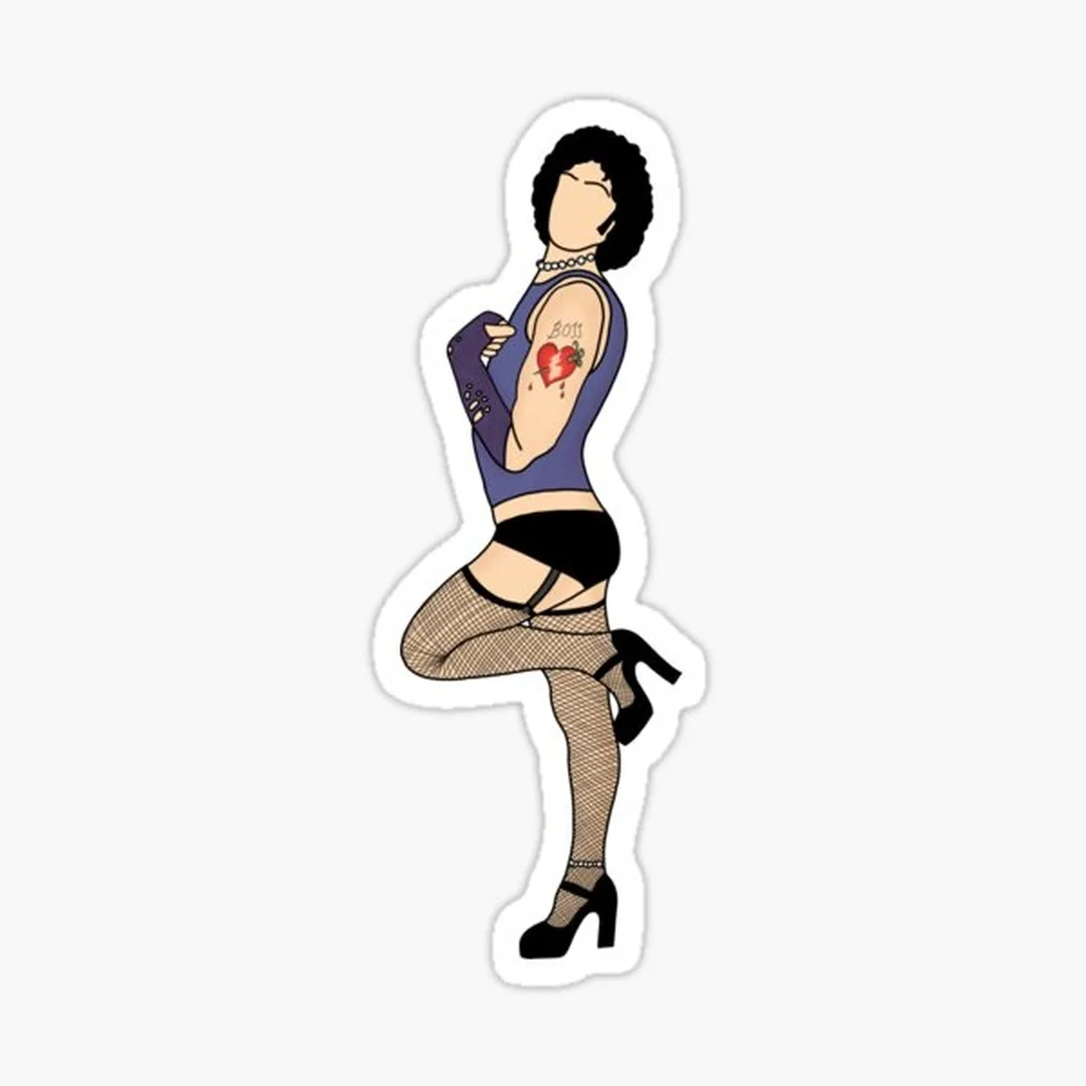 Наклейка Frank N Furter для ноутбука, декора спальни, автомобиля, милый мультяшный дизайн, модный художественный принт для чемодана
Наклейка Frank N Furter для ноутбука, декора спальни, автомобиля, милый мультяшный дизайн, модный художественный принт для чемодана