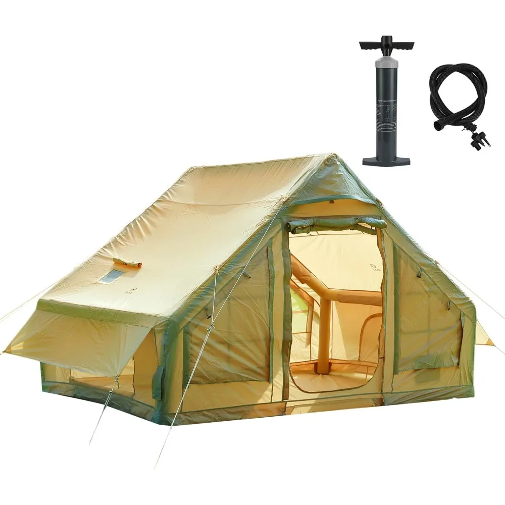 Inflatable Tent for Camping, Glamping Tent for Adults,Blow Up Tents, with Air Pump,2-in-1 Air Valve, Chimney Opening, Waterproof
Inflatable Tent for Camping, Glamping Tent for Adults,Blow Up Tents, with Air Pump,2-in-1 Air Valve, Chimney Opening, Waterproof