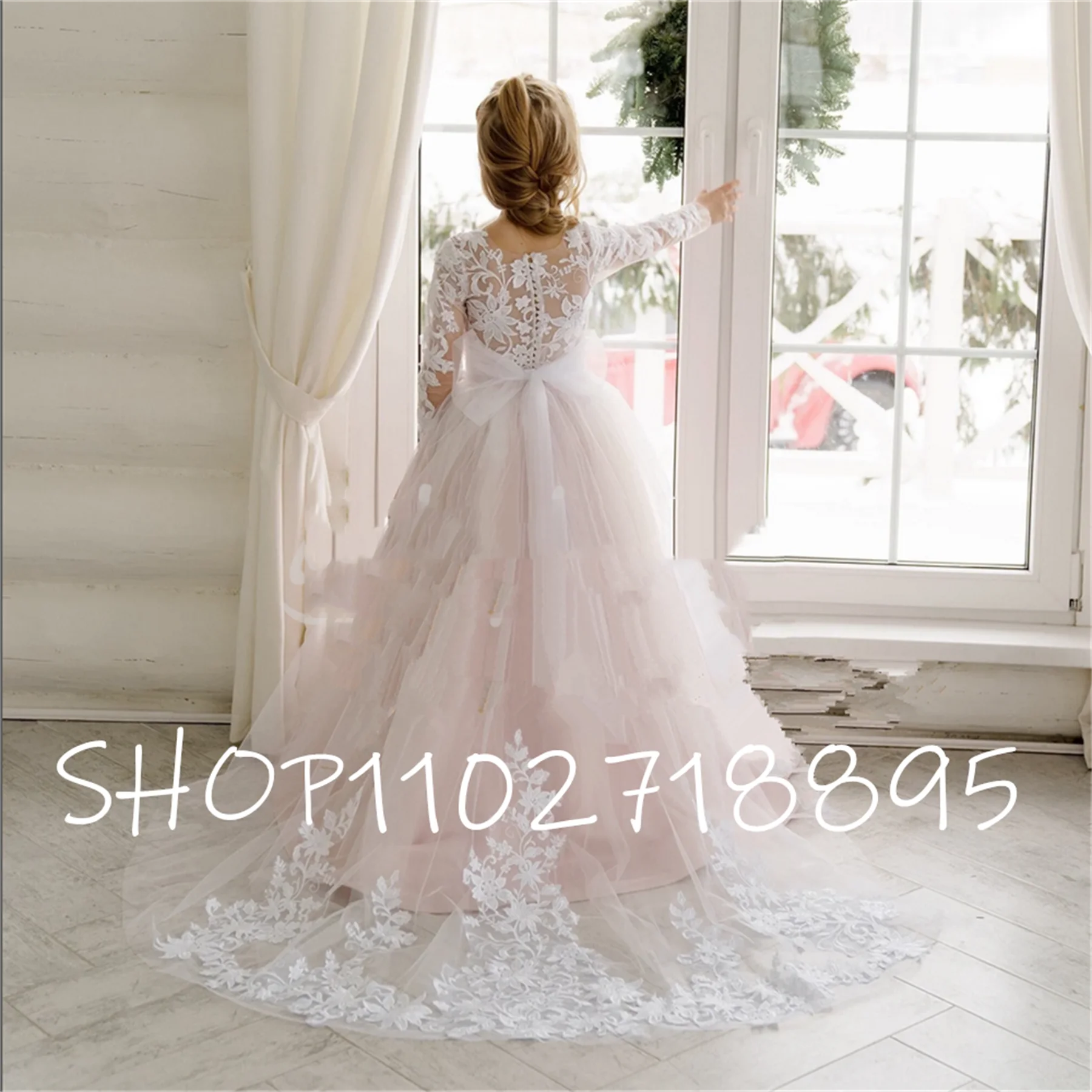 Pink A line Girl Pageant Dresses Tulle Girl Party Gown Pearl Bow Flower Girl Dress First Communion Dress Little Bride Dress
Pink A line Girl Pageant Dresses Tulle Girl Party Gown Pearl Bow Flower Girl Dress First Communion Dress Little Bride Dress