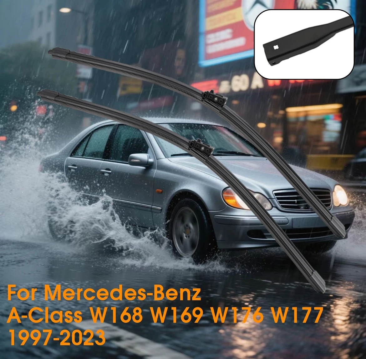 Car Wiper Blades For Mercedes A-Class W168 W169 W176 W177 1997-2023 Windshield Windscreen Front Window Blades Car Accessories
Car Wiper Blades For Mercedes A-Class W168 W169 W176 W177 1997-2023 Windshield Windscreen Front Window Blades Car Accessories