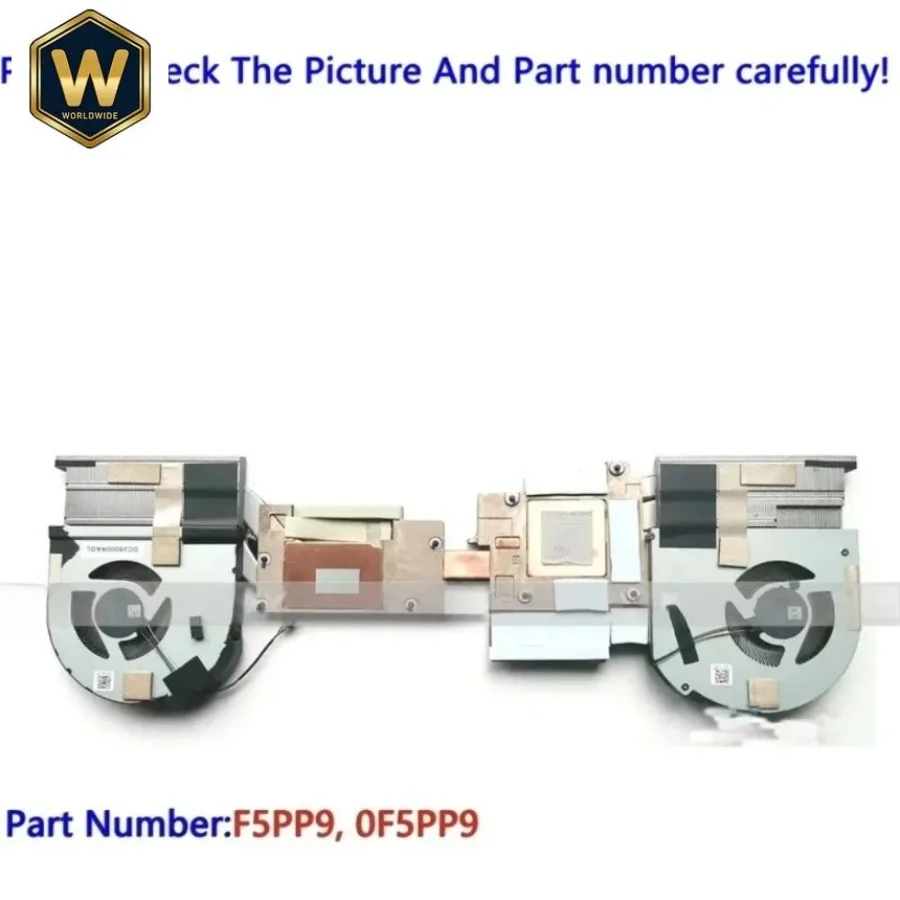 SX For Dell Precision 7760 M7760 New 0F5PP9 F5PP9 CPU Cooling FAN Heatsink
SX For Dell Precision 7760 M7760 New 0F5PP9 F5PP9 CPU Cooling FAN Heatsink