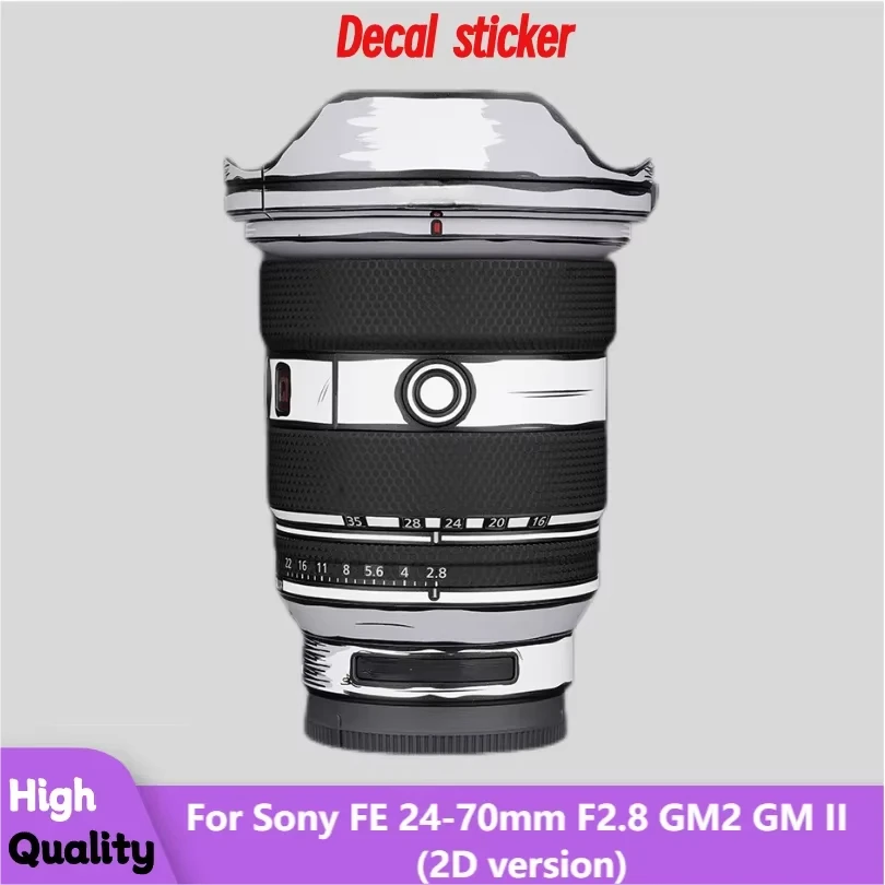 For Sony FE 24-70mm F2.8 GM2 GM II 2D version Camera Lens Sticker Vinyl Wrap Film SEL2470GM2 24-70 2.8 II F/2.8 GMII
For Sony FE 24-70mm F2.8 GM2 GM II 2D version Camera Lens Sticker Vinyl Wrap Film SEL2470GM2 24-70 2.8 II F/2.8 GMII