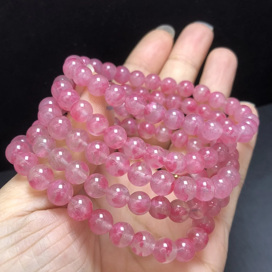 1 Pc Fengbaowu Natural Sakura Rhodonite Bracelet 7MM Round Beads Reiki Healing Stone Fashion Jewelry Gift For Women
1 Pc Fengbaowu Natural Sakura Rhodonite Bracelet 7MM Round Beads Reiki Healing Stone Fashion Jewelry Gift For Women