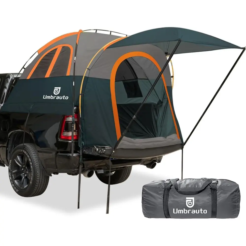 6.4-6.7 Ton PU3000mm Waterproof Short Bed Truck Tent with Awning for Easy Setup, 2 Person Capacity, Green
6.4-6.7 Ton PU3000mm Waterproof Short Bed Truck Tent with Awning for Easy Setup, 2 Person Capacity, Green