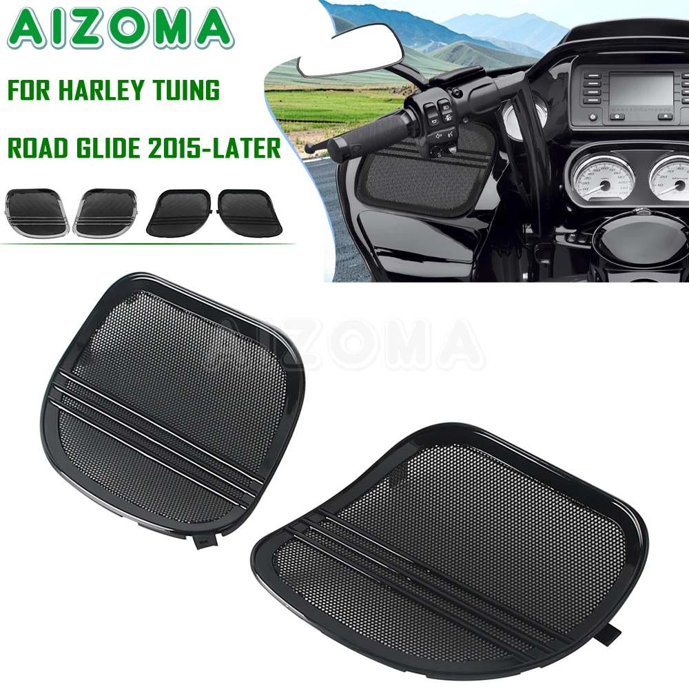 For Harley Touring Road Glide Road Glide CVO FLTRXS FLTRU FLTRX 2015-Up Motorcycle Tri-Line Speaker Grills Horn Cover Trim Mesh
For Harley Touring Road Glide Road Glide CVO FLTRXS FLTRU FLTRX 2015-Up Motorcycle Tri-Line Speaker Grills Horn Cover Trim Mesh