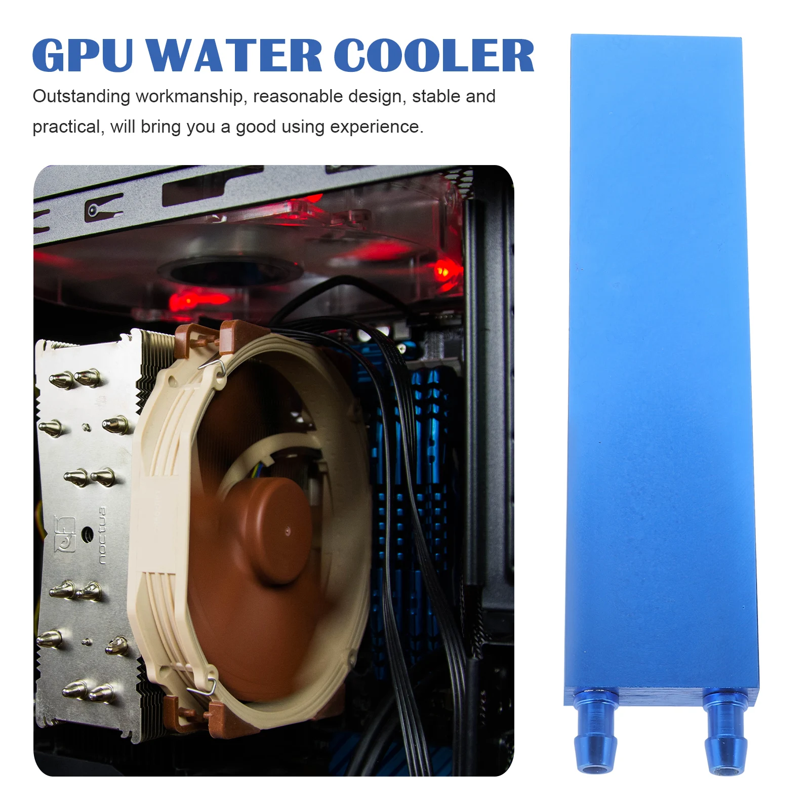 CPU Cooler Computer Water Cooling External Coolers Heat Sinks Aluminum Block Reservoir Liquid
CPU Cooler Computer Water Cooling External Coolers Heat Sinks Aluminum Block Reservoir Liquid