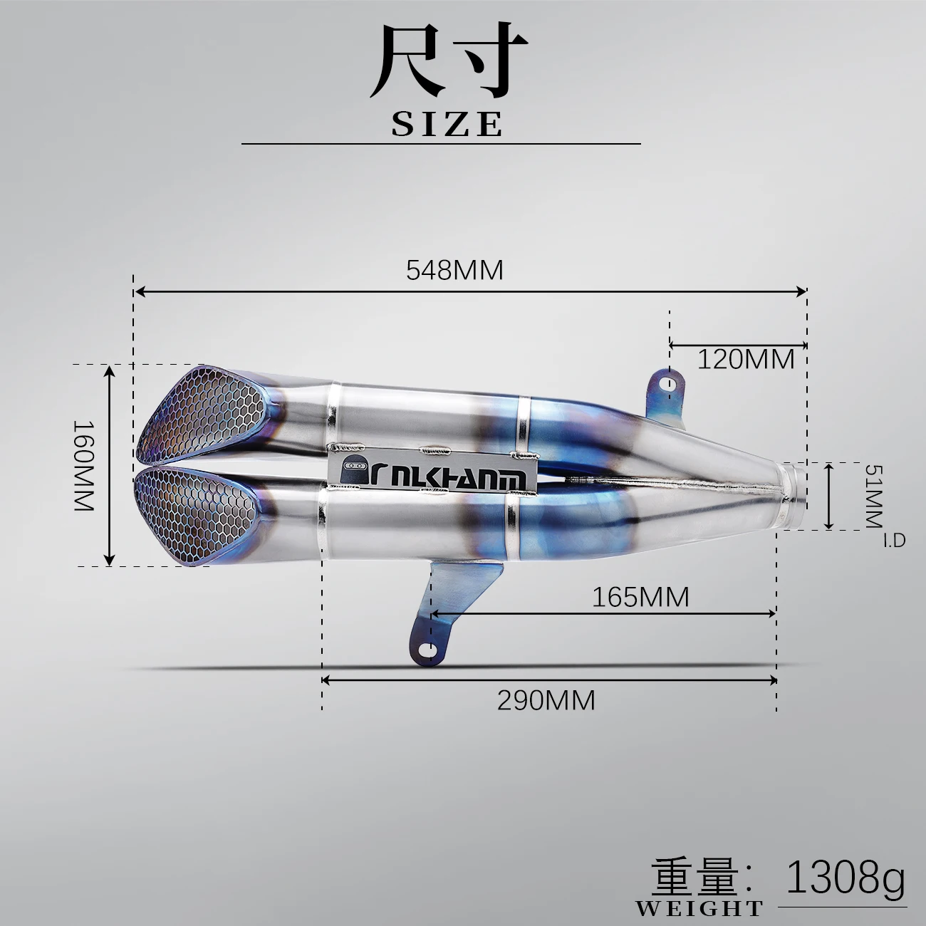 Full System Titanium Alloy Honeycomb Exhaust Pipe 2017-2025 FOR Yamaha XMAX XMAX300
Full System Titanium Alloy Honeycomb Exhaust Pipe 2017-2025 FOR Yamaha XMAX XMAX300