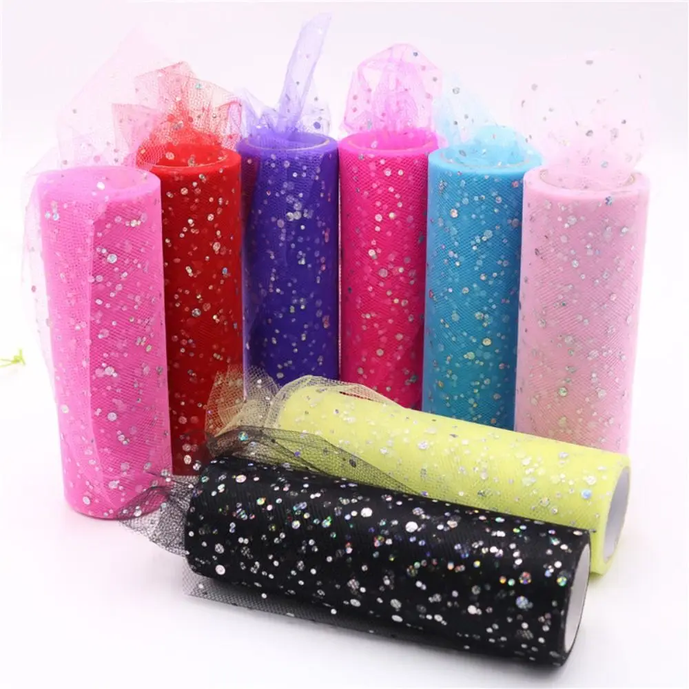 Crafts Party Supplies Birthday 10 Yards 15cm Glitter Sequin Tulle Roll Organza Laser Gauze Tulle Fabric
Crafts Party Supplies Birthday 10 Yards 15cm Glitter Sequin Tulle Roll Organza Laser Gauze Tulle Fabric