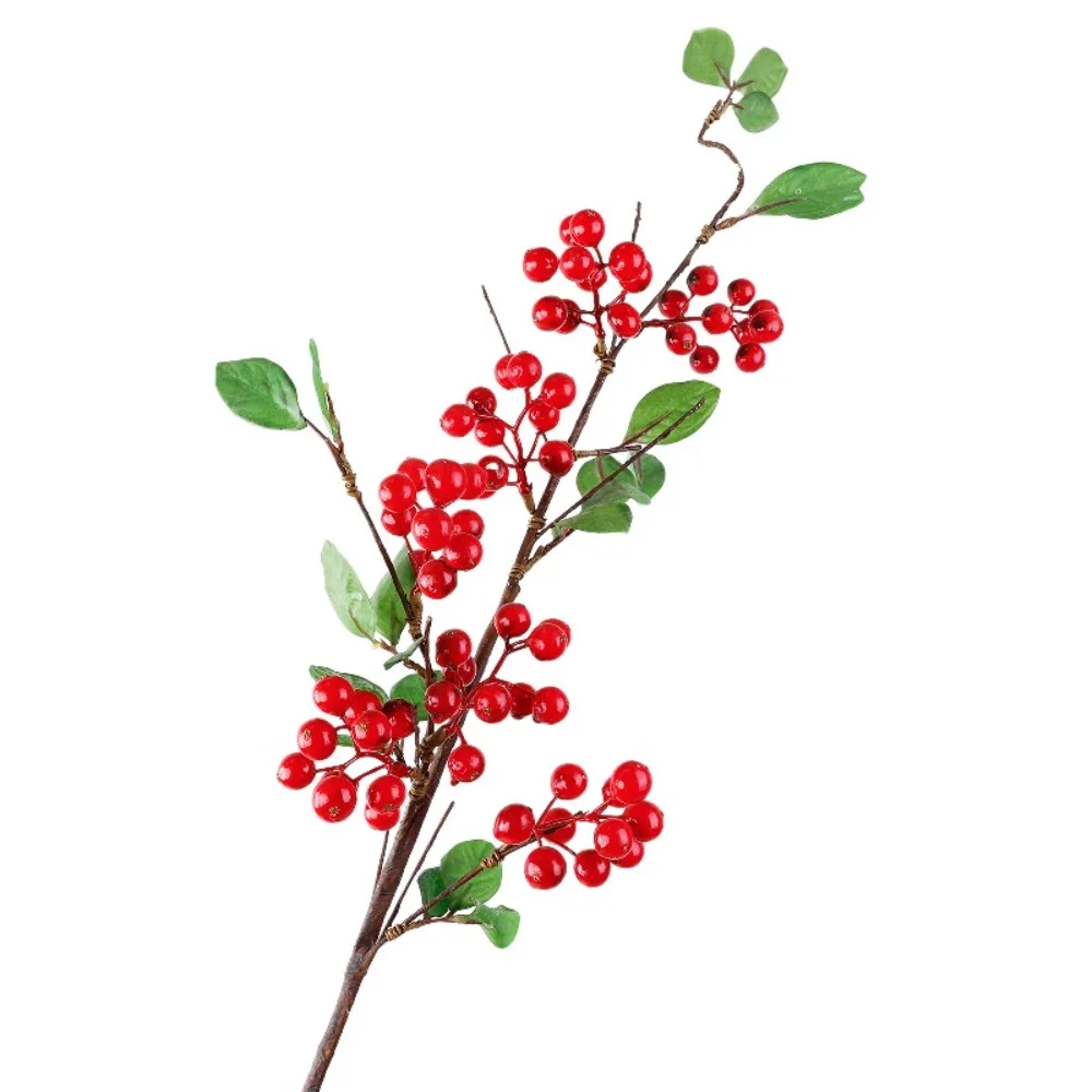 Green Leaves Artificial Foam Berries Branch Faux Good Luck Fruits Plastic Simulation Fruit Tree Elegant Realistic Fake Plants
Green Leaves Artificial Foam Berries Branch Faux Good Luck Fruits Plastic Simulation Fruit Tree Elegant Realistic Fake Plants