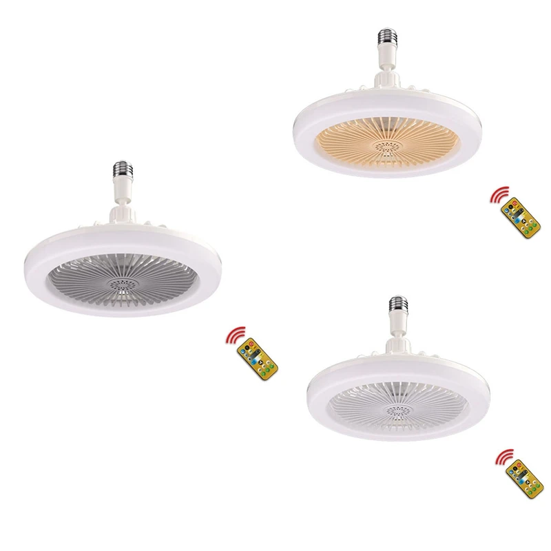 2PCS Ceiling Fans With Remote Control And Light Lamp Fan E27 Converter Base Smart Silent Ceiling Fans,B Durable Easy To Use
2PCS Ceiling Fans With Remote Control And Light Lamp Fan E27 Converter Base Smart Silent Ceiling Fans,B Durable Easy To Use