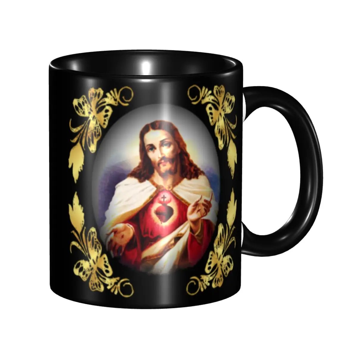 Sacred Heart Of Jesus Catholic Detente Sagrado Corazon De Jesus Coffee Mugs DIY Customized Ceramic Tea Milk Mug
Sacred Heart Of Jesus Catholic Detente Sagrado Corazon De Jesus Coffee Mugs DIY Customized Ceramic Tea Milk Mug