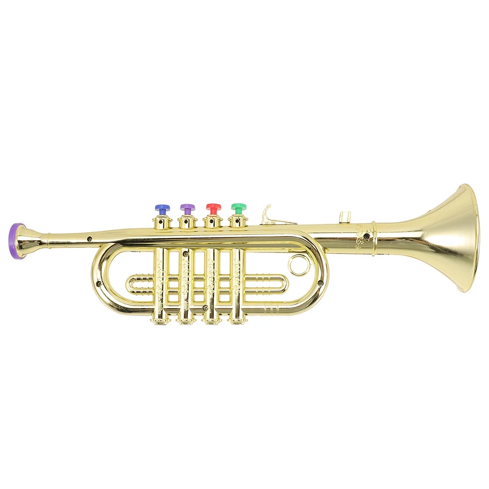 ABVE-Children'S Musical Instruments Children'S Stage Performance Props Four-Tone Trumpet (Basic Trumpet Board) Gold
ABVE-Children'S Musical Instruments Children'S Stage Performance Props Four-Tone Trumpet (Basic Trumpet Board) Gold
