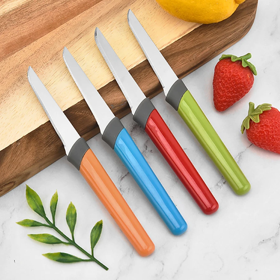 4PCS kitchen household fruit knife cutting vegetables, fruits, fruit sharp peeling cooking knife Multi-functional knife
4PCS kitchen household fruit knife cutting vegetables, fruits, fruit sharp peeling cooking knife Multi-functional knife