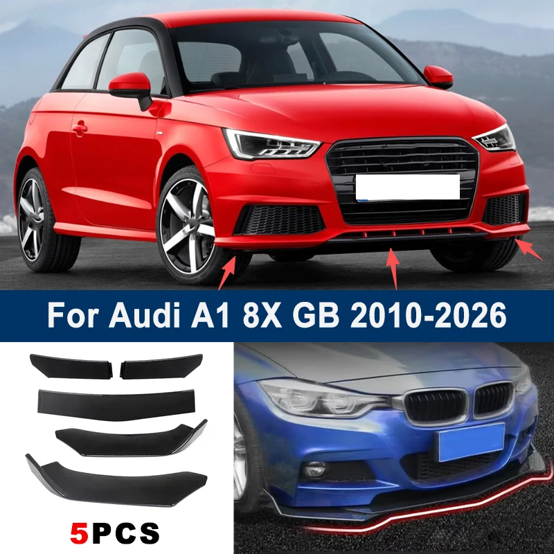 5Pcs Adjustable Sectional Front Bumper Lip Spoiler Splitter For Audi A1 8X GB 2010-2026 2011 Car Exterior Modification Parts
5Pcs Adjustable Sectional Front Bumper Lip Spoiler Splitter For Audi A1 8X GB 2010-2026 2011 Car Exterior Modification Parts