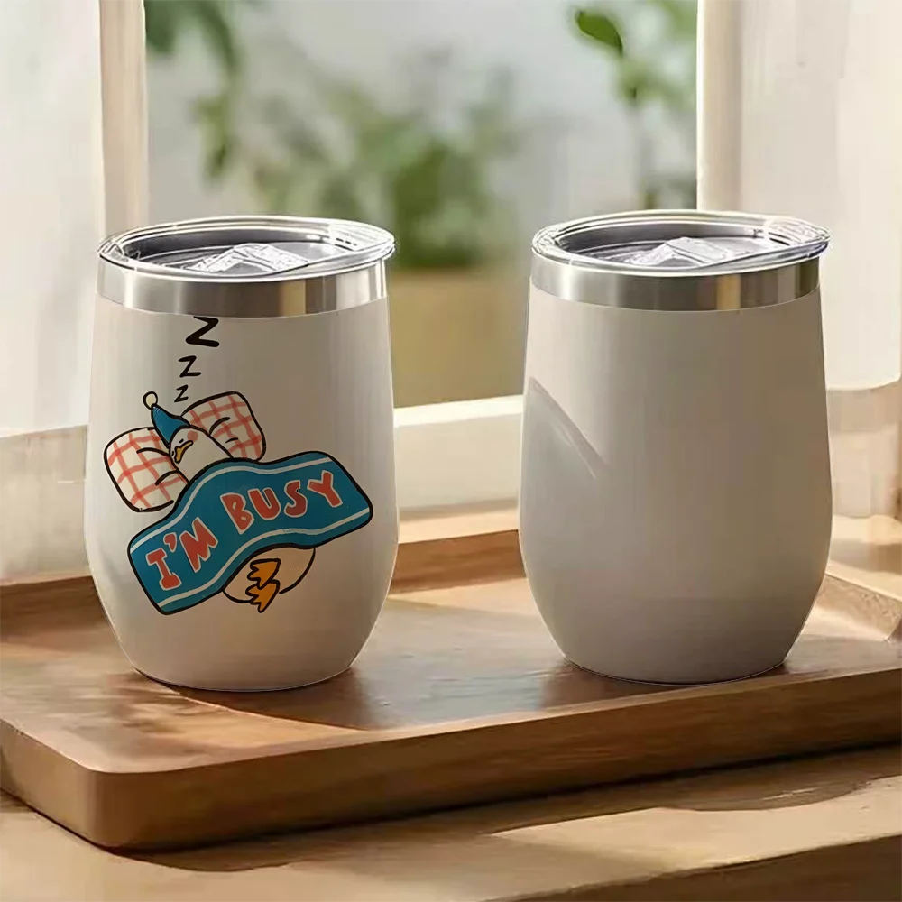 SSEBONG cute duck Vacuum Flasks 12oz Double Wall Vacuum Insulated Coffee Mug Leakproof Travel Tumbler Cup for Hot Cold
SSEBONG cute duck Vacuum Flasks 12oz Double Wall Vacuum Insulated Coffee Mug Leakproof Travel Tumbler Cup for Hot Cold