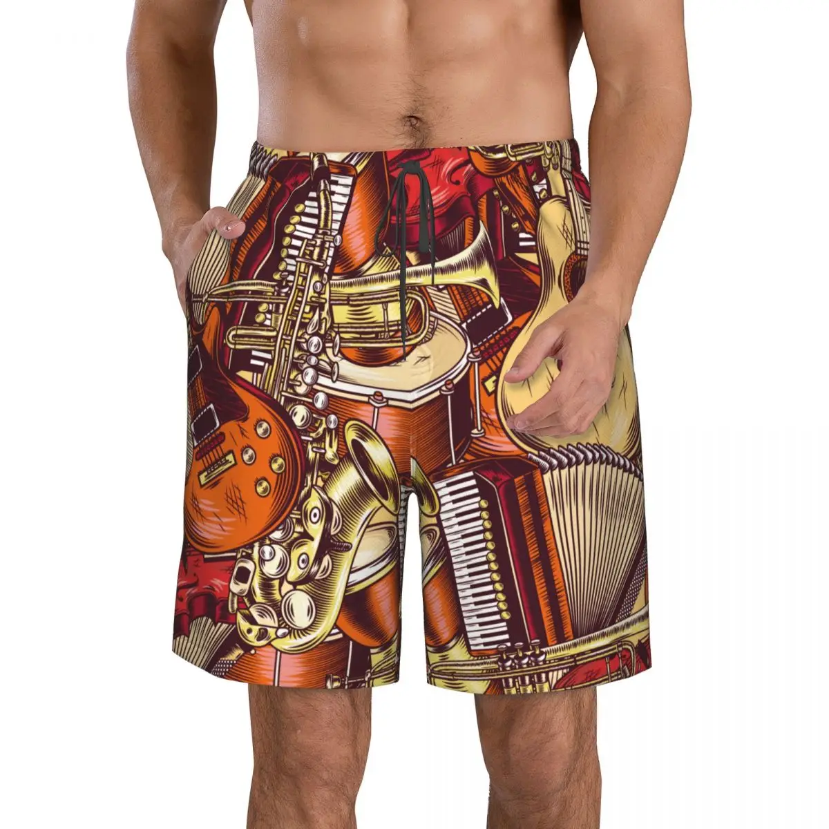 Quick Dry Swimming Shorts Retro Musical Instrument Swimwear Man Swimsuit Swim Trunks
Quick Dry Swimming Shorts Retro Musical Instrument Swimwear Man Swimsuit Swim Trunks