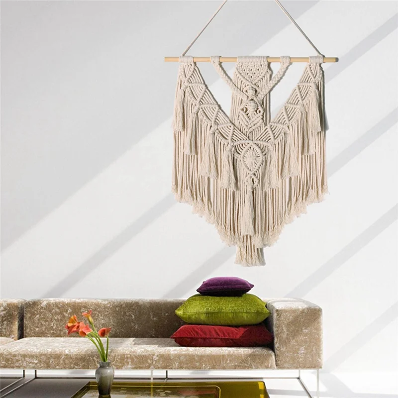 Wall Hanging Home Decor Chic Woven Decor For Bedroom Living Room Apartment Dorm Gallery-Perfect Handmade Christmas Gift Durable
Wall Hanging Home Decor Chic Woven Decor For Bedroom Living Room Apartment Dorm Gallery-Perfect Handmade Christmas Gift Durable