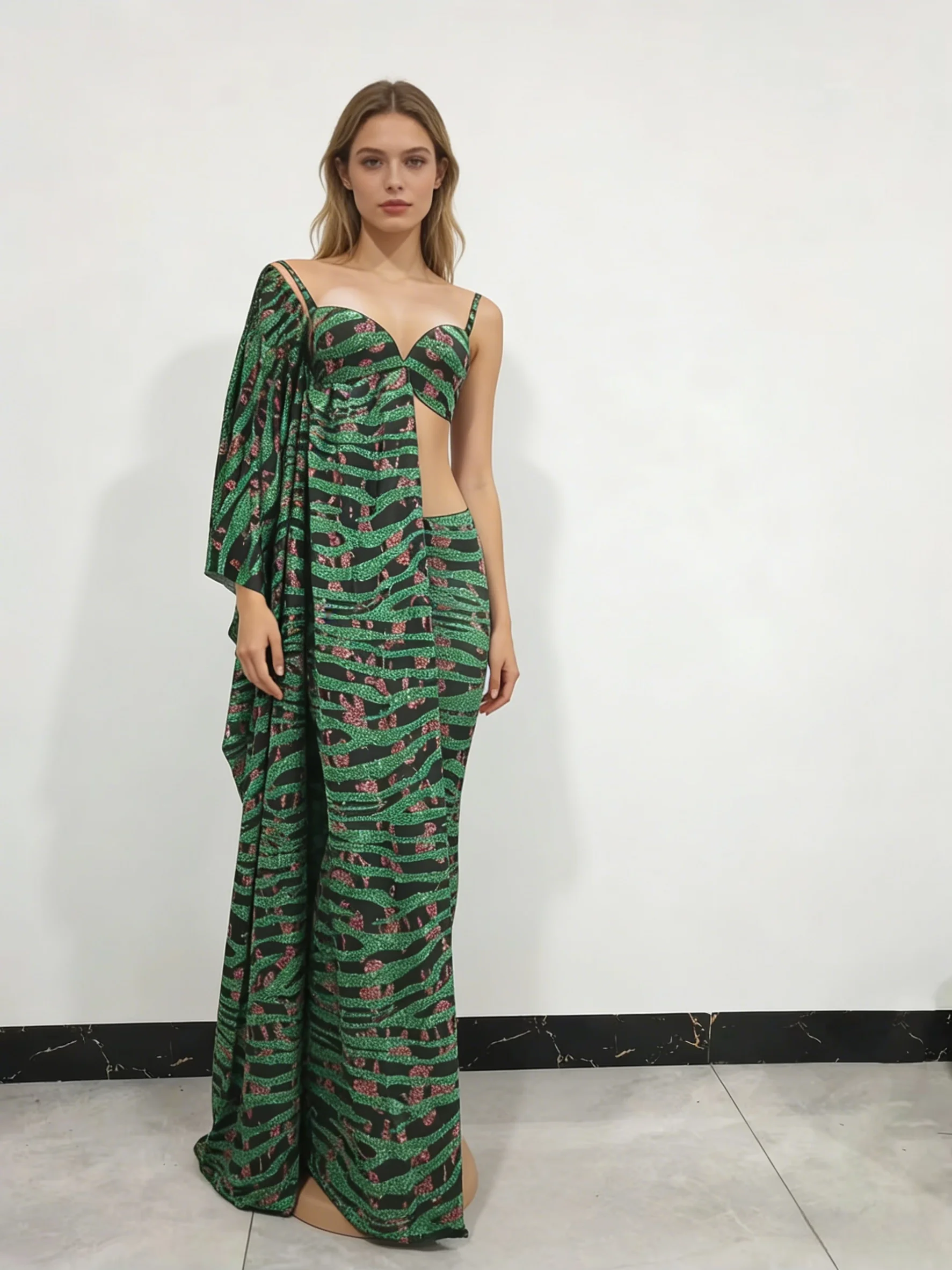 Green Leopard Printed Jumpsuit Women Long Sleeve Elastic Skinny Rompers Birthday Party Outfit Nightclub Bar Singer Stage Costume
Green Leopard Printed Jumpsuit Women Long Sleeve Elastic Skinny Rompers Birthday Party Outfit Nightclub Bar Singer Stage Costume