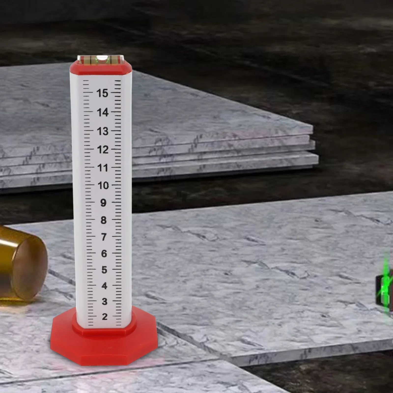 High Precision Scale Tiles Tool ABS Large Base Aluminum Alloy Ruler Body Double Sided Scale Equal Height Ruler
High Precision Scale Tiles Tool ABS Large Base Aluminum Alloy Ruler Body Double Sided Scale Equal Height Ruler