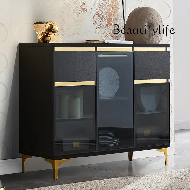 Light luxury modern simple dining side cabinet kitchen storage designer high-end new creative
Light luxury modern simple dining side cabinet kitchen storage designer high-end new creative