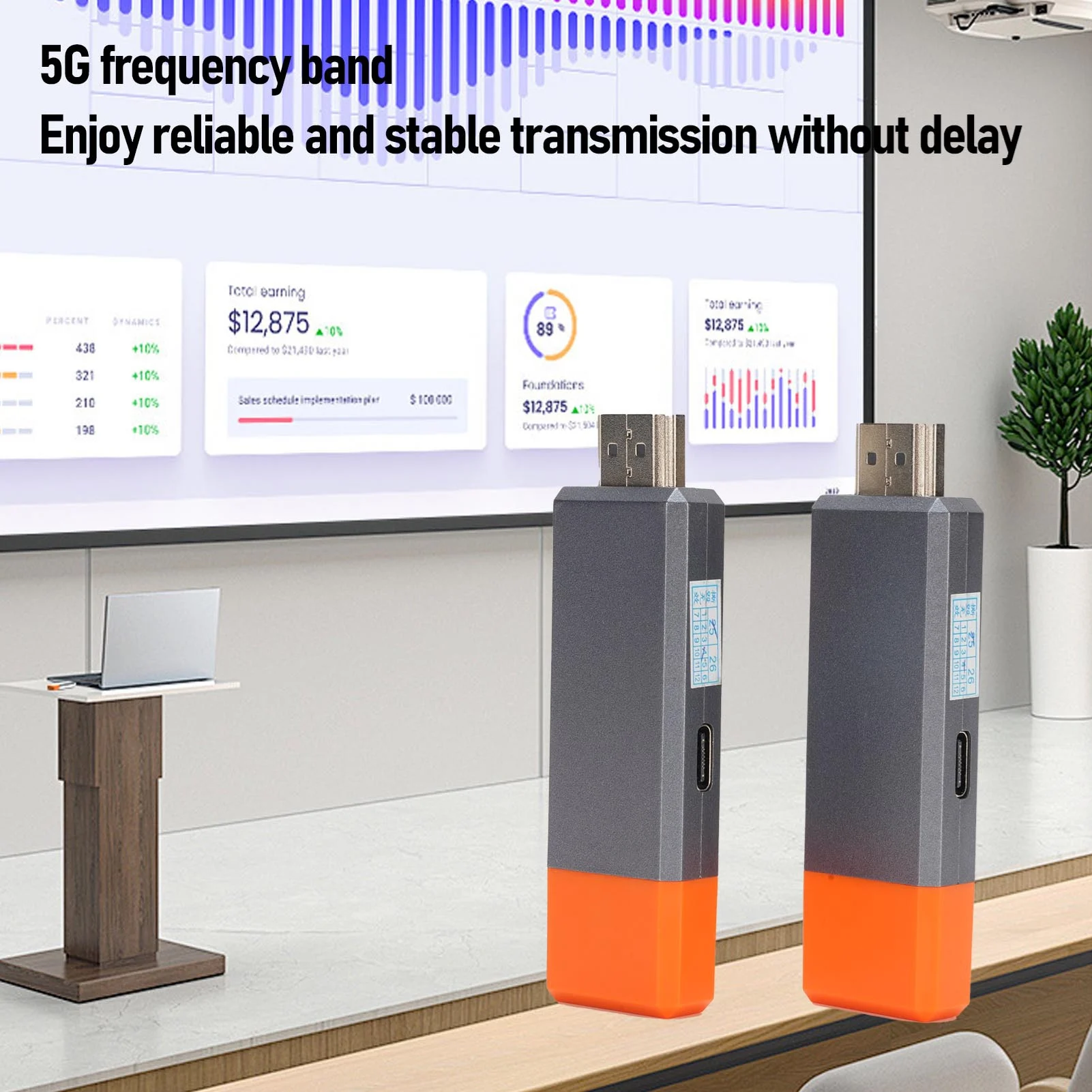 HDMI 1080P Wireless Video Transmitter Receiver Screen Mirroring for PC to TV Office Meeting Presentation
HDMI 1080P Wireless Video Transmitter Receiver Screen Mirroring for PC to TV Office Meeting Presentation