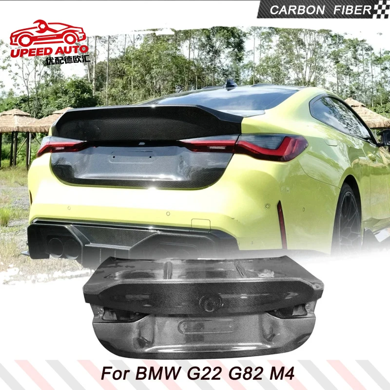 Suitable for Carbon Fiber Car Boot Lid Kit BMW 4 Series G22 G82 M4 2021-2023 Rear Trunk Spoiler Gate Cover Racing Body Kits
Suitable for Carbon Fiber Car Boot Lid Kit BMW 4 Series G22 G82 M4 2021-2023 Rear Trunk Spoiler Gate Cover Racing Body Kits