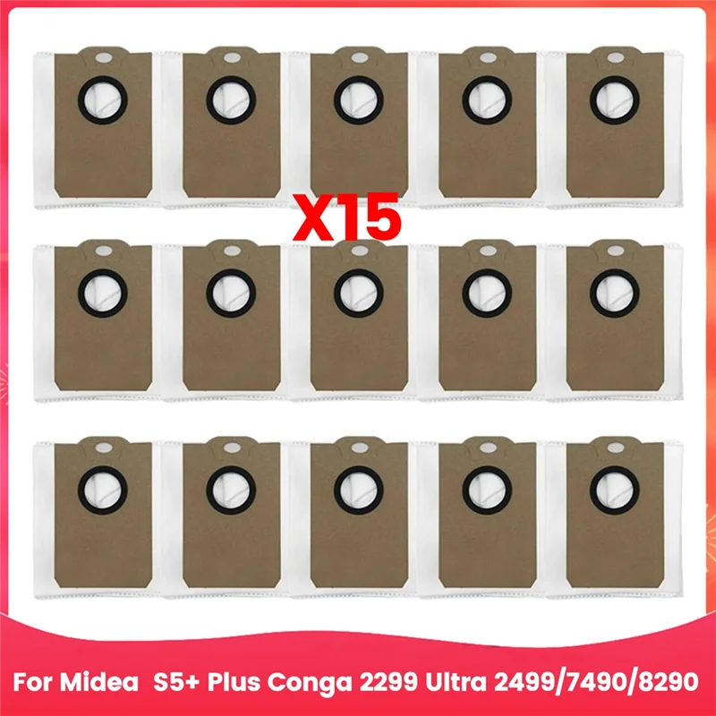 T99C-15PCS Dust Bags Fits For Midea S5 Plus Conga 2299 Ultra 2499 7490 8290 Vacuum Cleaner Replacement Accessories
T99C-15PCS Dust Bags Fits For Midea S5 Plus Conga 2299 Ultra 2499 7490 8290 Vacuum Cleaner Replacement Accessories