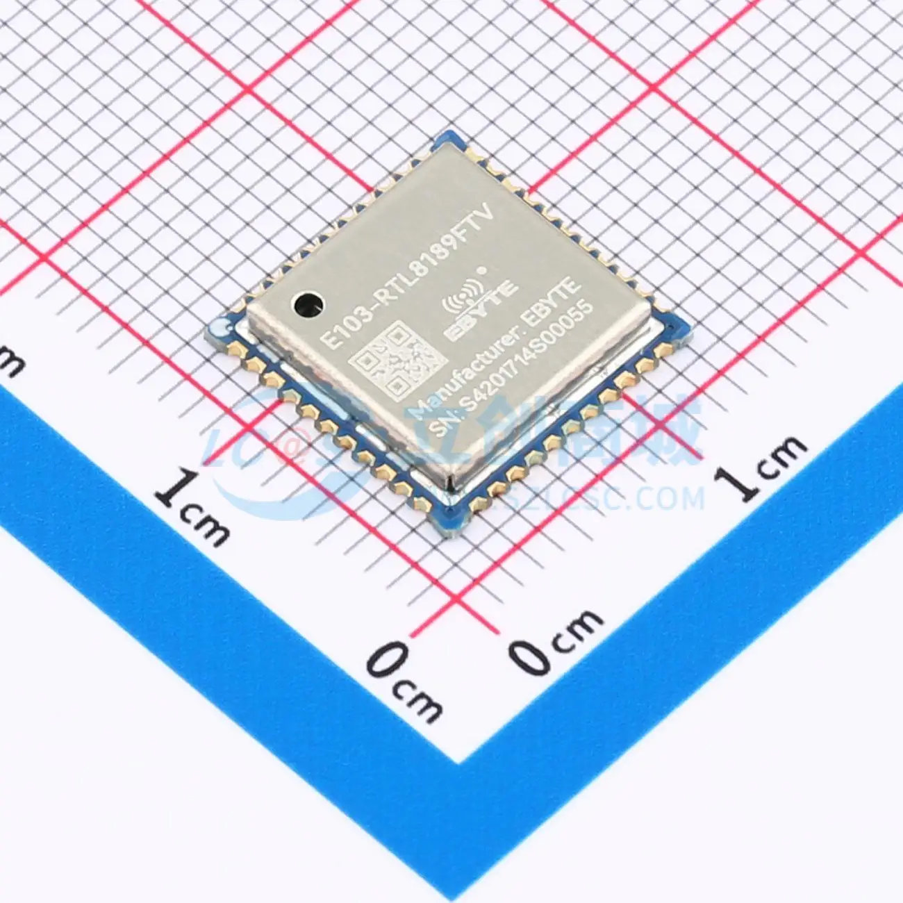 5pcs E103-RTL8189FTV SMD 12x12mm RTL8189FTV-VC-CG SDIO WiFi Wireless IoT Smart Home Module
5pcs E103-RTL8189FTV SMD 12x12mm RTL8189FTV-VC-CG SDIO WiFi Wireless IoT Smart Home Module