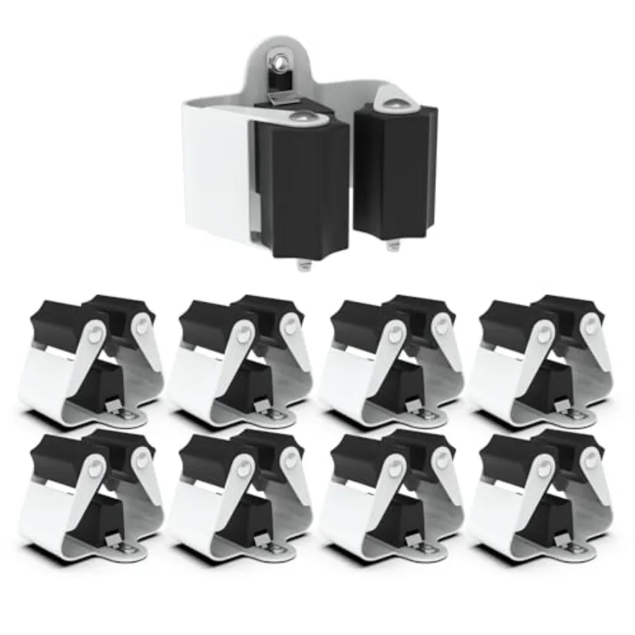 Broom Hanger, Mop and Broom Holder Wall Mount 8pc for Hanging and Organizing Shovel, Rake, Brush, Yard Tools in Kitchen, Laundr
Broom Hanger, Mop and Broom Holder Wall Mount 8pc for Hanging and Organizing Shovel, Rake, Brush, Yard Tools in Kitchen, Laundr